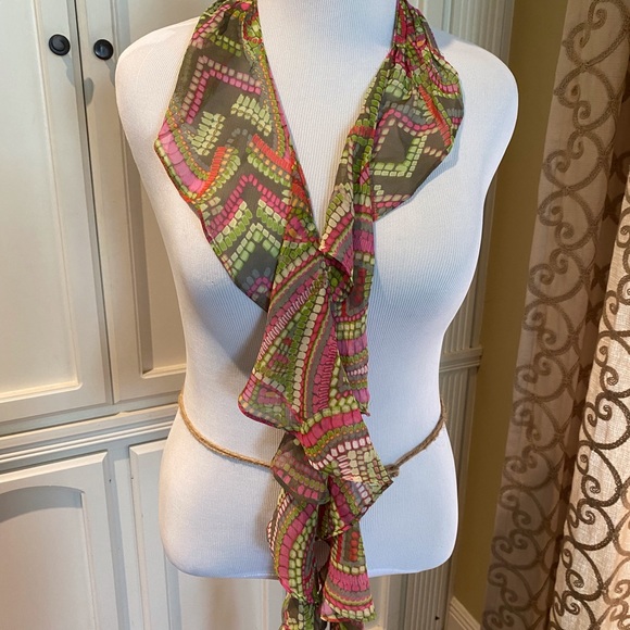 Chico’s Ruffled Scarf - Picture 4 of 4